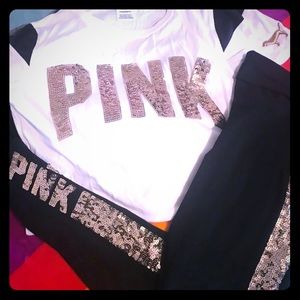 PINK Victoria's Secret Pants - VS pink set PINK Victoria's Secret Pants - VS pink set